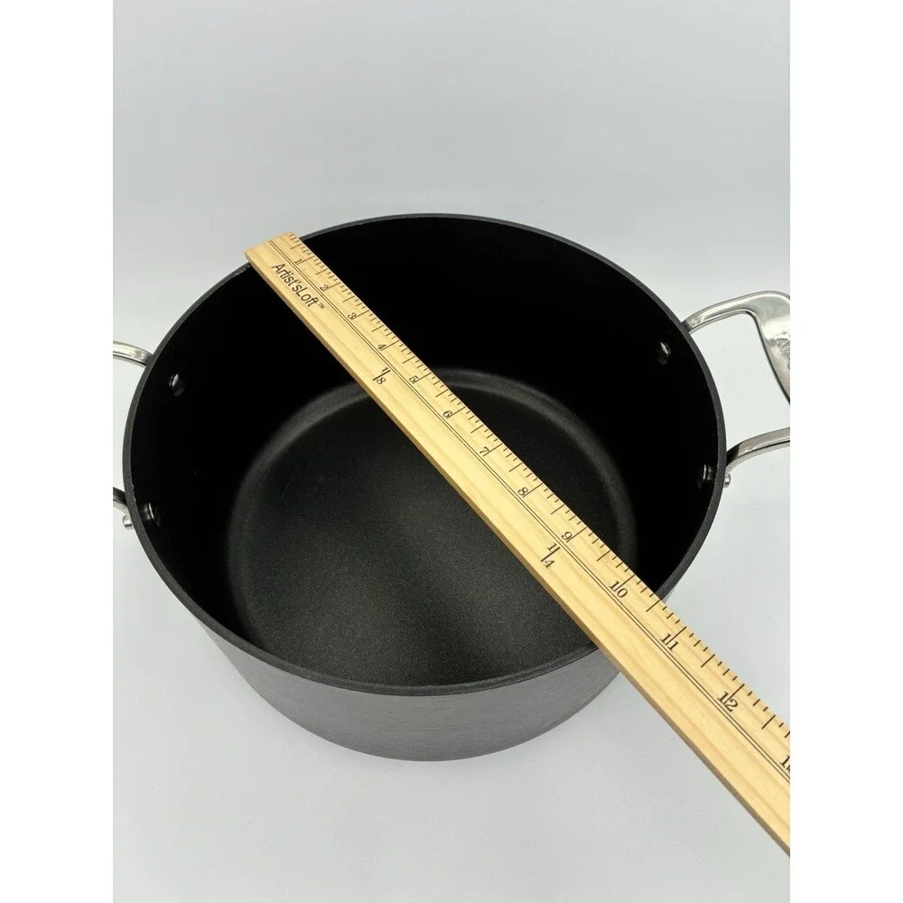 All-Clad Hard-Anodized Nonstick 7Qt/6.6L Soup Pot with Lid All Clad Metalcrafted